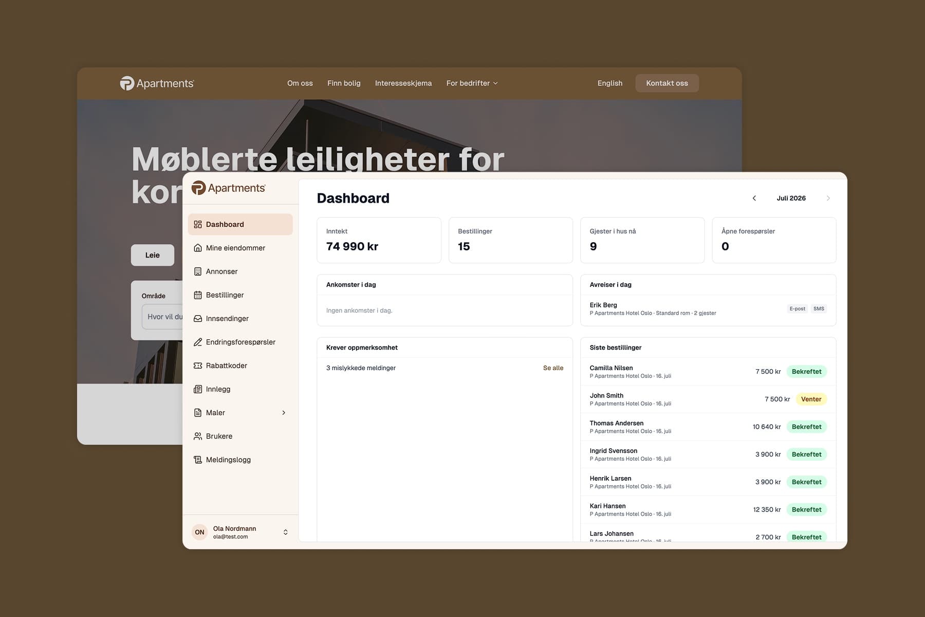 Fra Airbnb-provisjon til egen bookingplattform